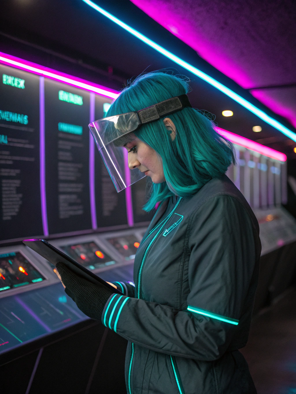 Elena Vance, Community Architect, managing live stream events in the command center